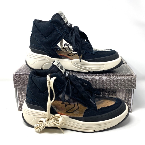 Converse x Joshua Vides Weapon CX Women's High Skate Shoes Black Canvas A00715C - Picture 4 of 9